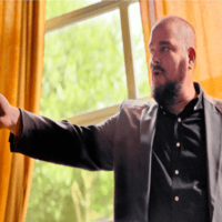 Michael Patrick Cortez speaking at a marketing conference