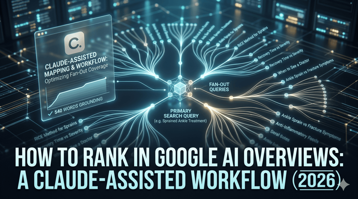 How to Rank in Google AI Overviews (2026 Claude Workflow)